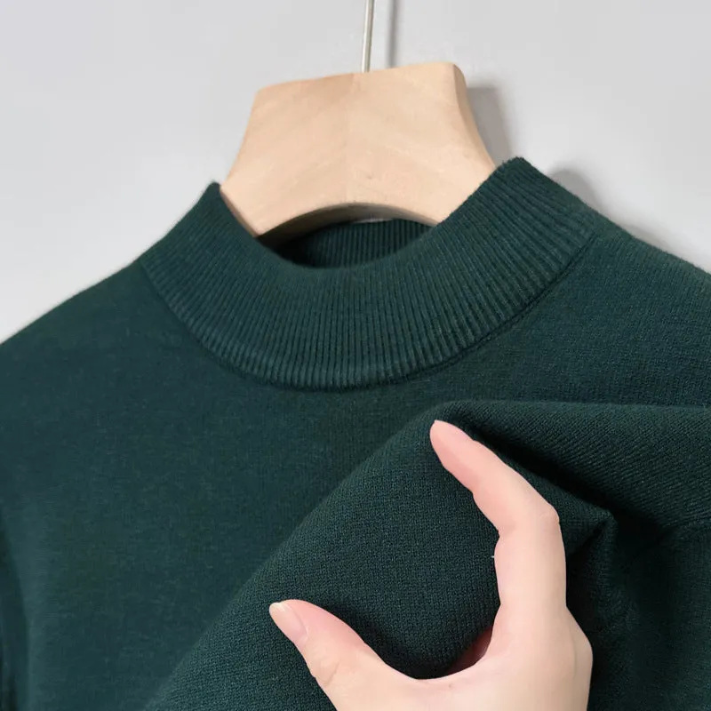 Funki Buys | Sweaters | Men's Aesthetic Mock Neck Sweaters