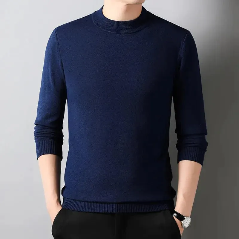 Funki Buys | Sweaters | Men's Aesthetic Mock Neck Sweaters