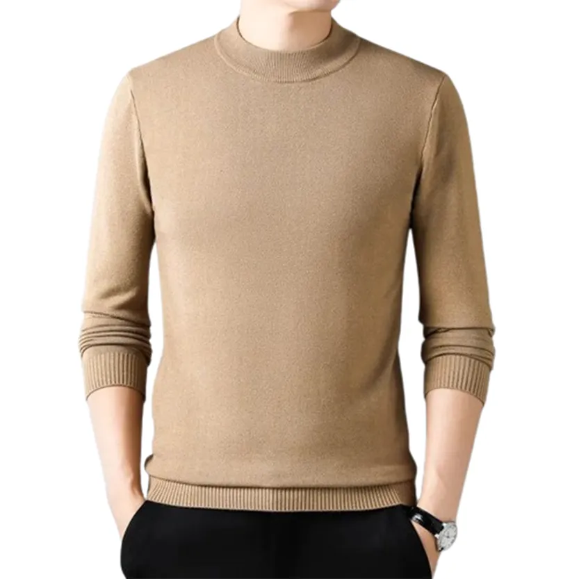 Funki Buys | Sweaters | Men's Aesthetic Mock Neck Sweaters