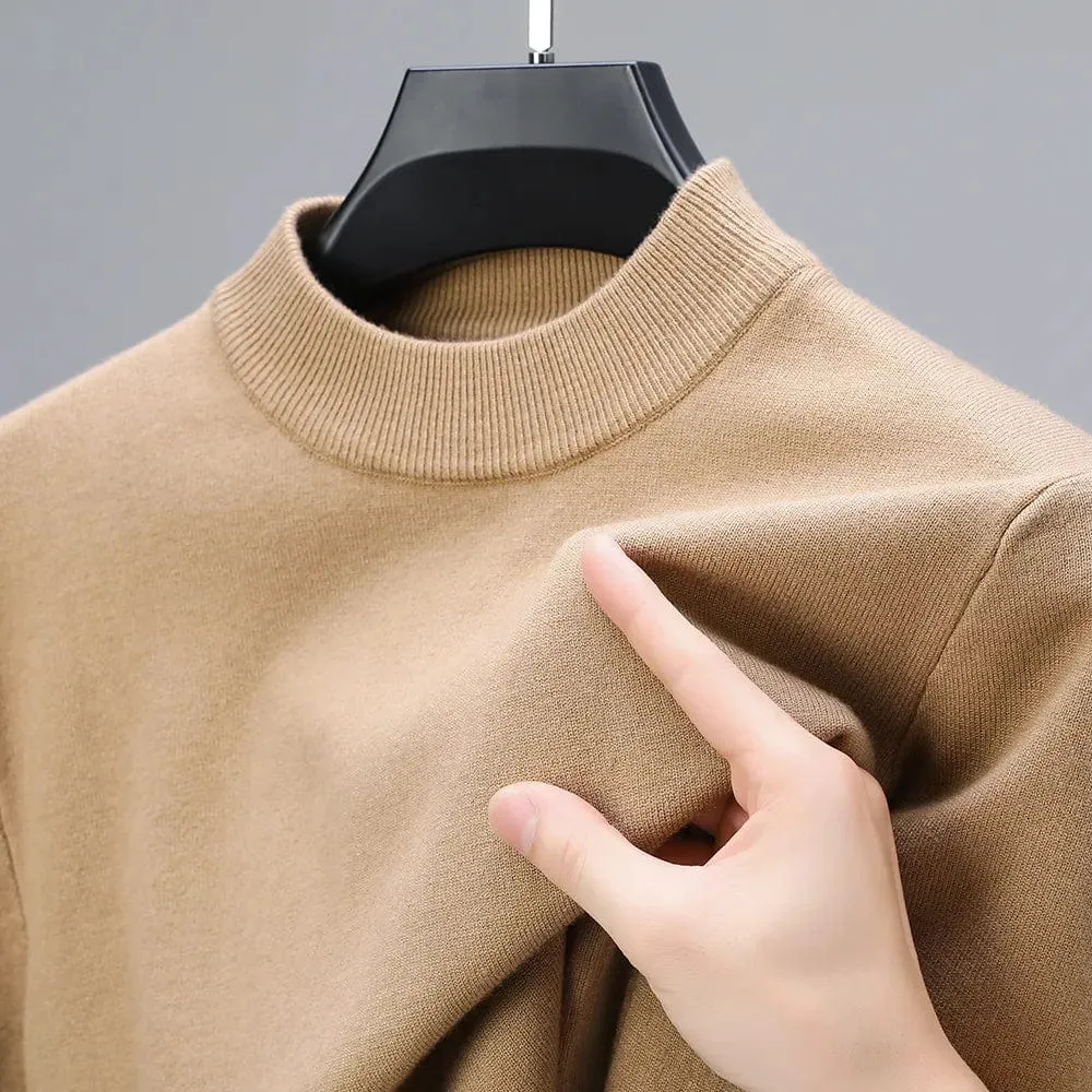 Funki Buys | Sweaters | Men's Aesthetic Mock Neck Sweaters