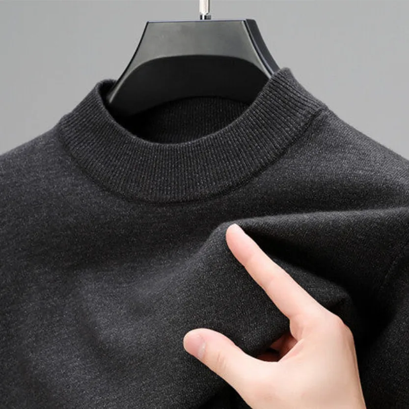 Funki Buys | Sweaters | Men's Aesthetic Mock Neck Sweaters