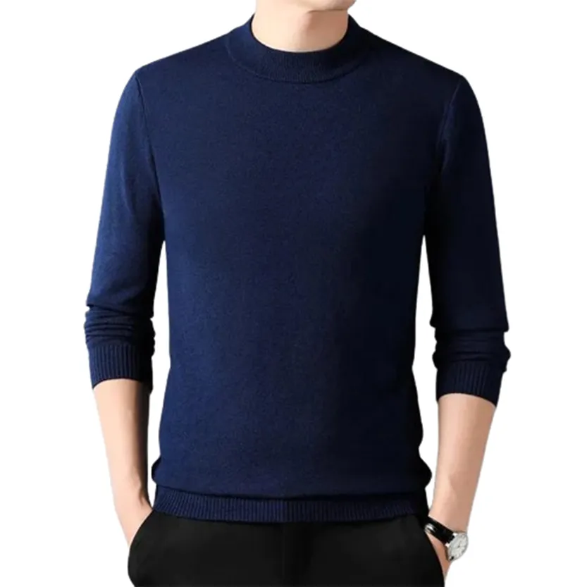 Funki Buys | Sweaters | Men's Aesthetic Mock Neck Sweaters