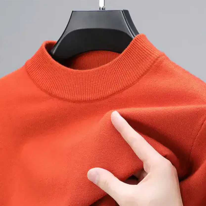 Funki Buys | Sweaters | Men's Aesthetic Mock Neck Sweaters