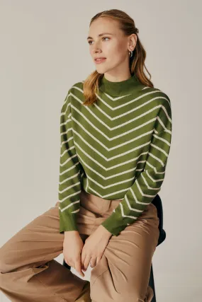 Green Weigela Sweater