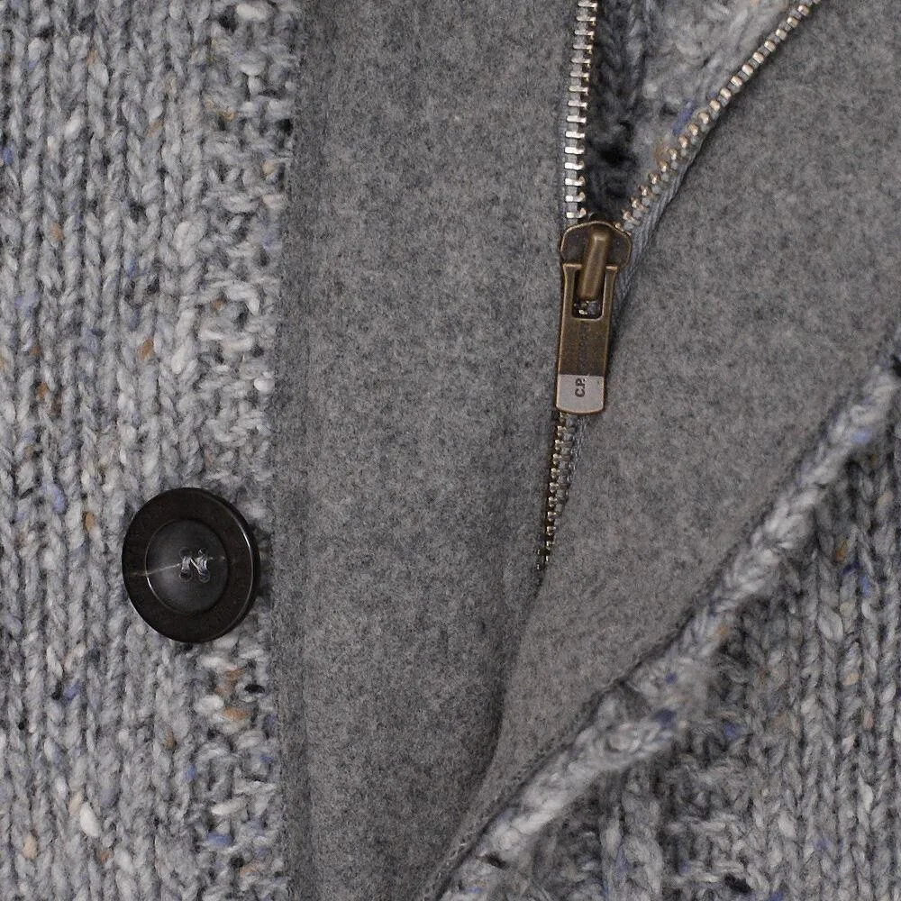 Grey Button Front Cardigan