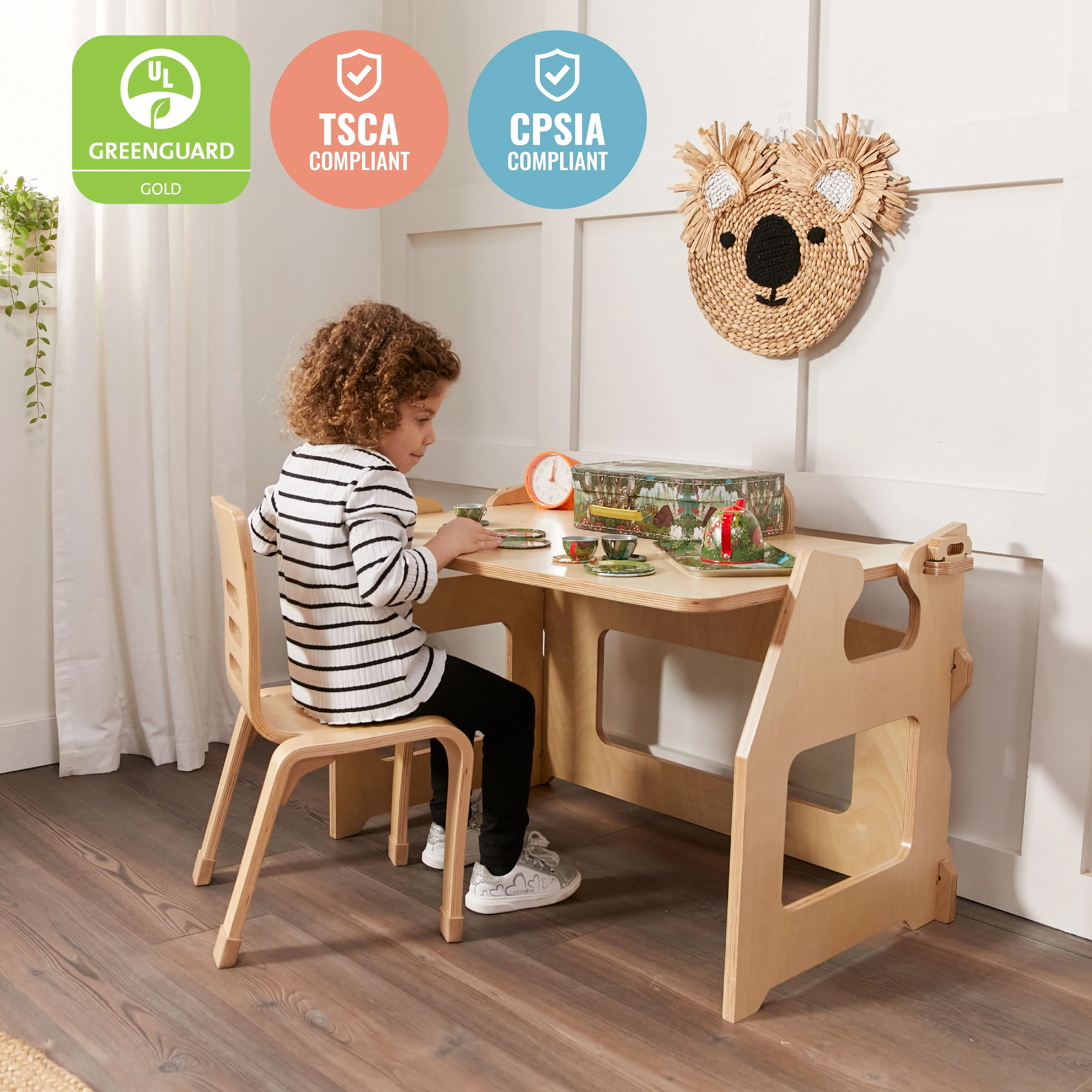 Grows with Me Desk, Sit or Stand Desk