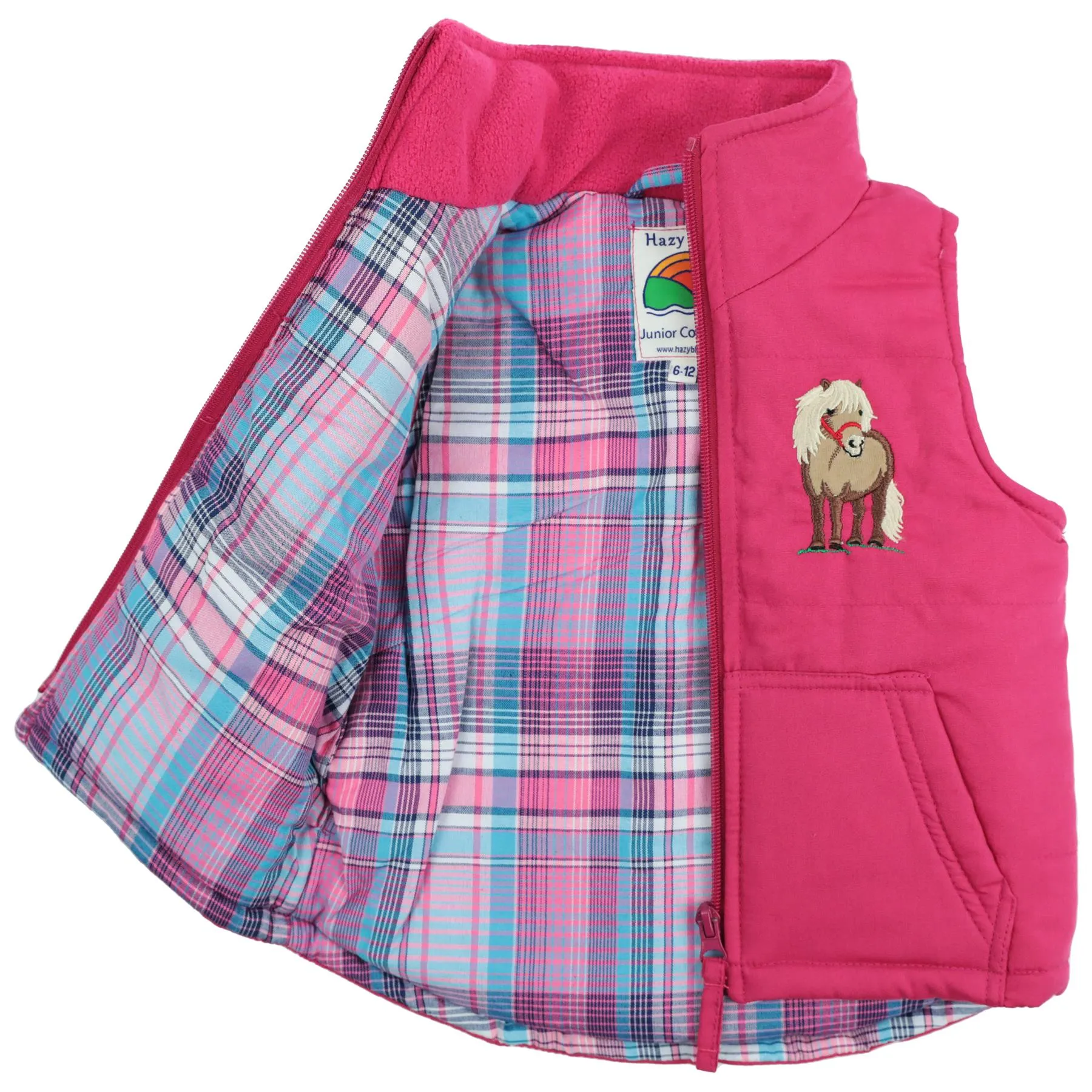 Hazy Blue Kids Country Padded Gilet