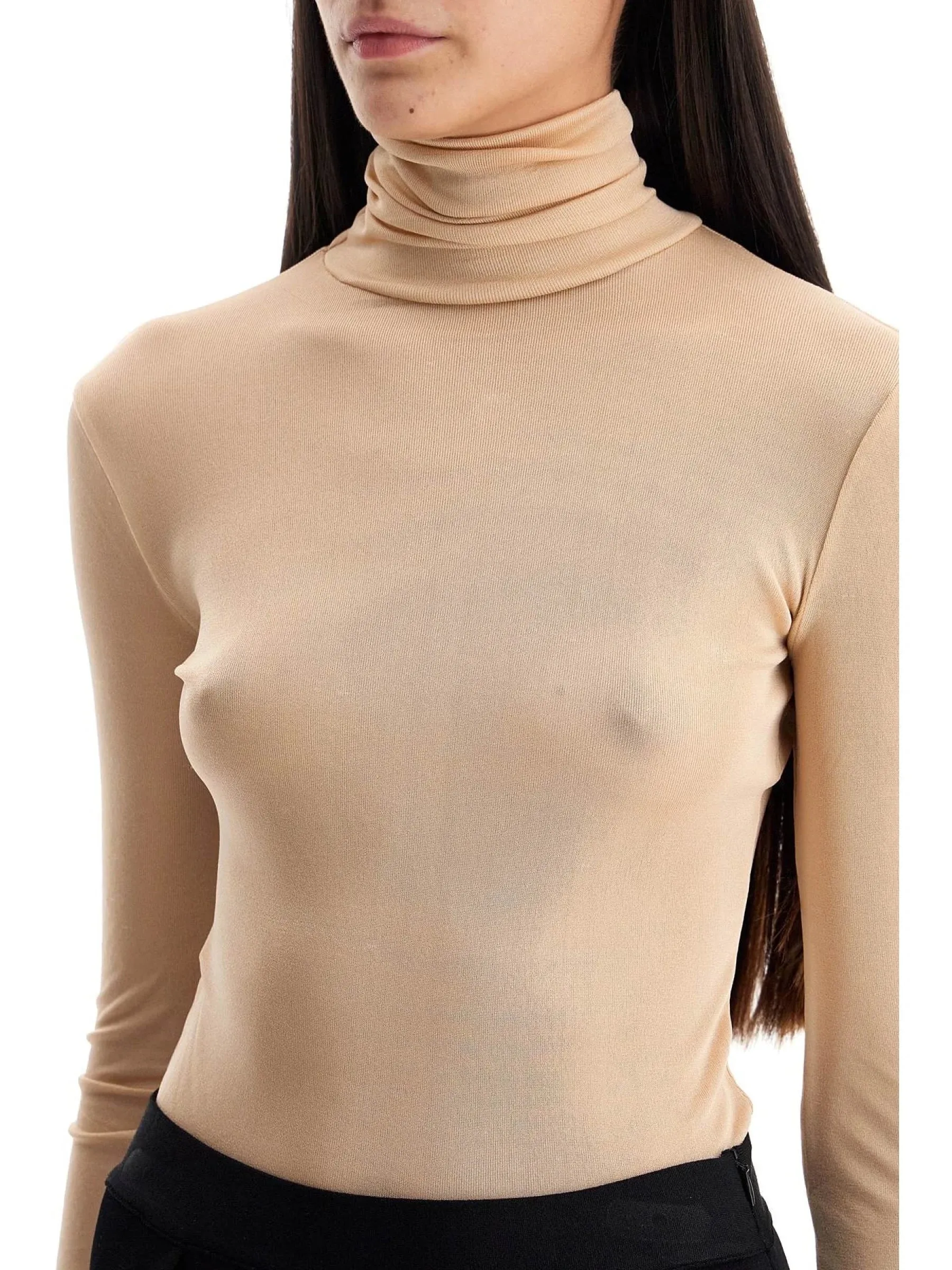 High Neck Turtleneck Organic Cotton Bodysuit