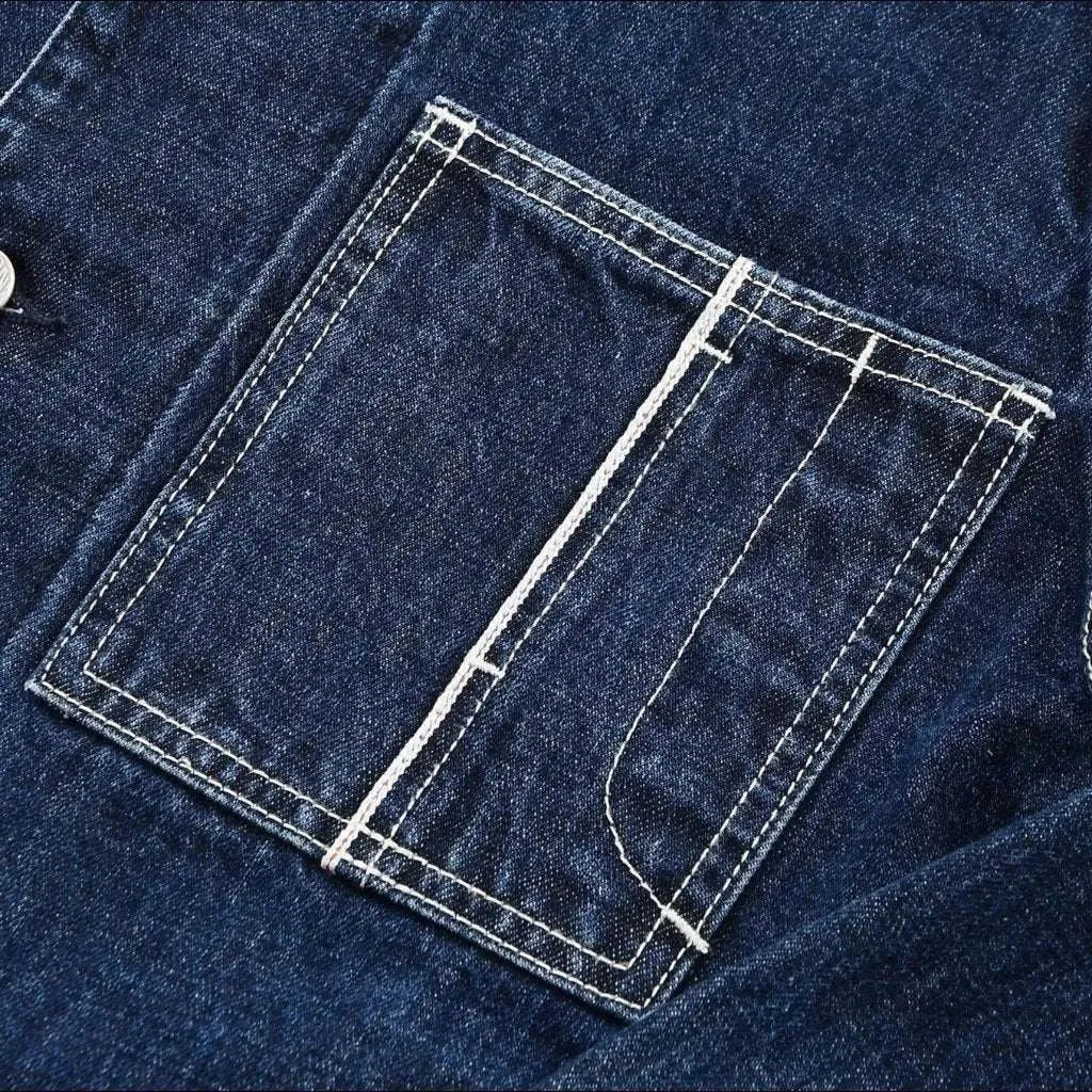 High quality chore selvedge jeans jacket