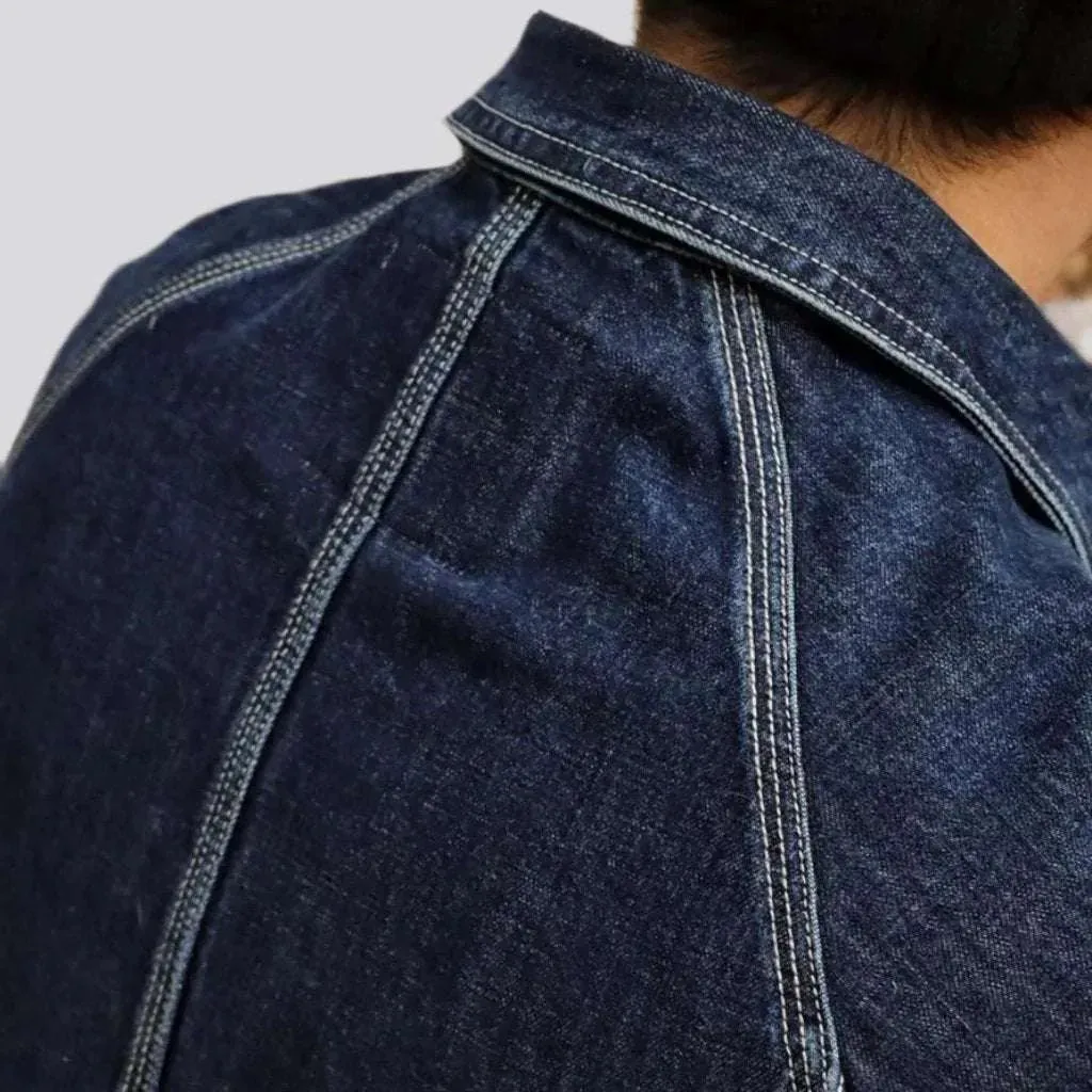 High quality chore selvedge jeans jacket