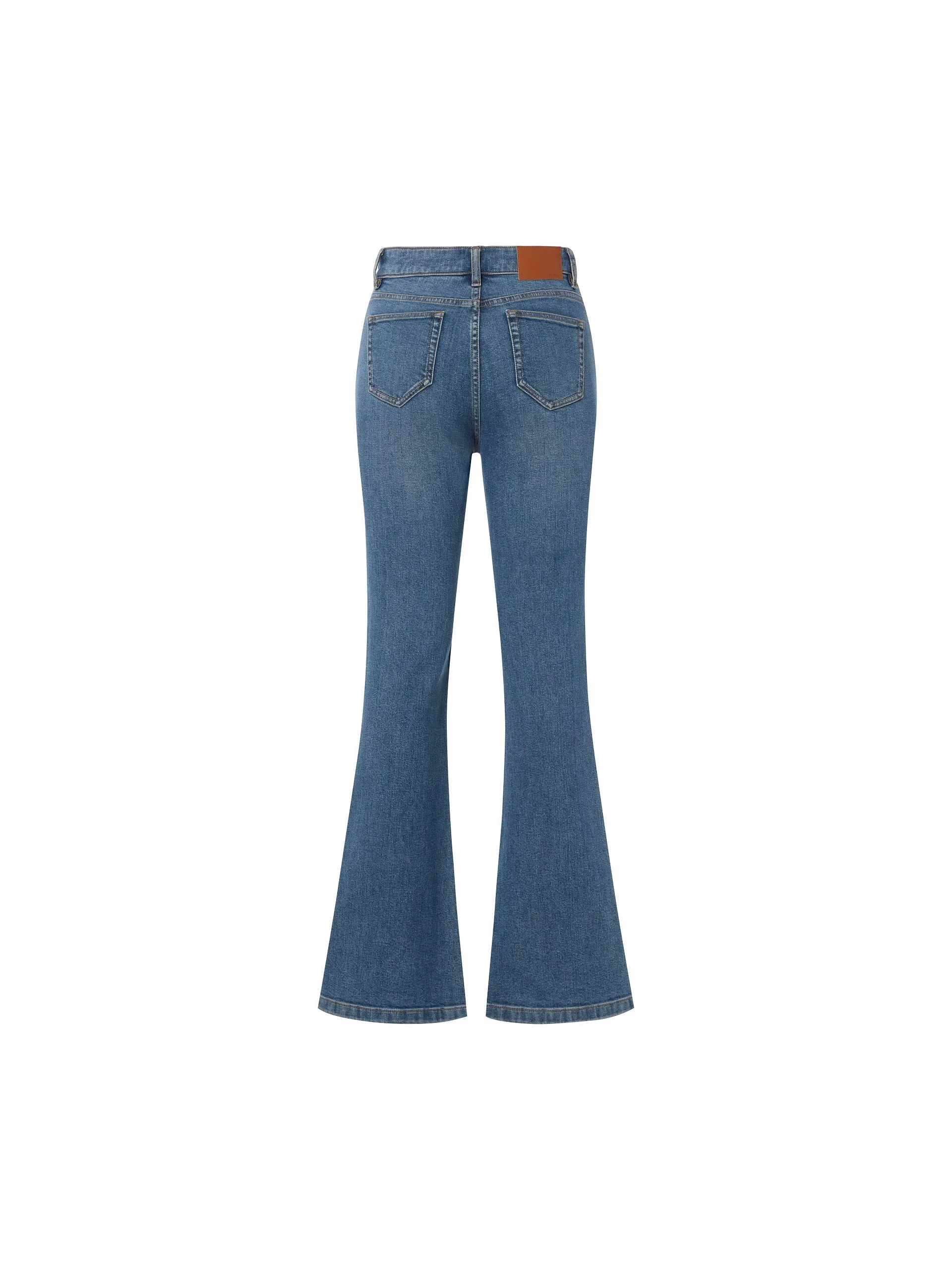 High Waist Flared Jeans