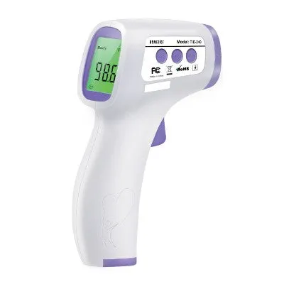 Homedics No Contact Infrared Digital Thermometer for Body, Food, Liquid, and Room