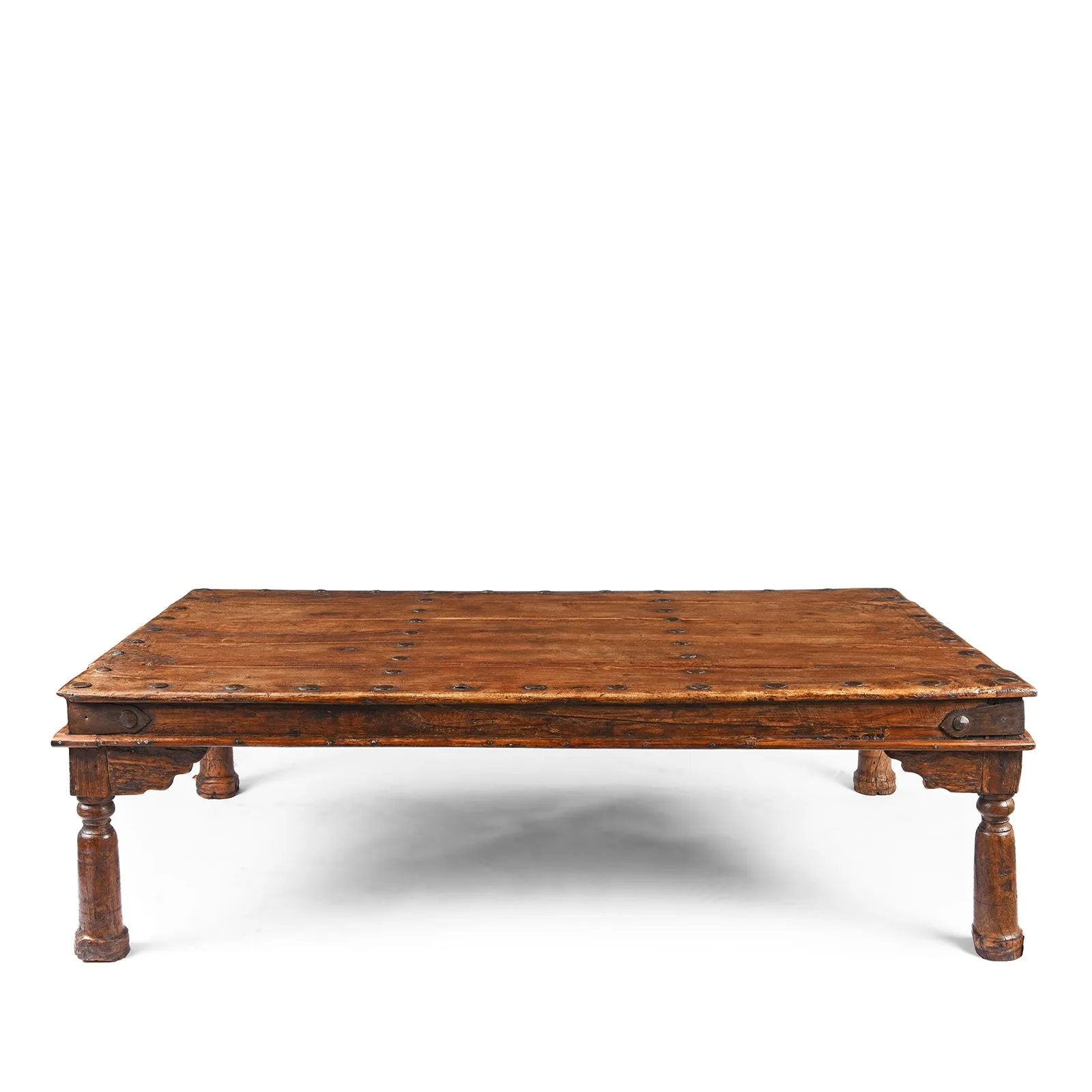 Indian Takhat Coffee Table From Nagaur - 19th Century