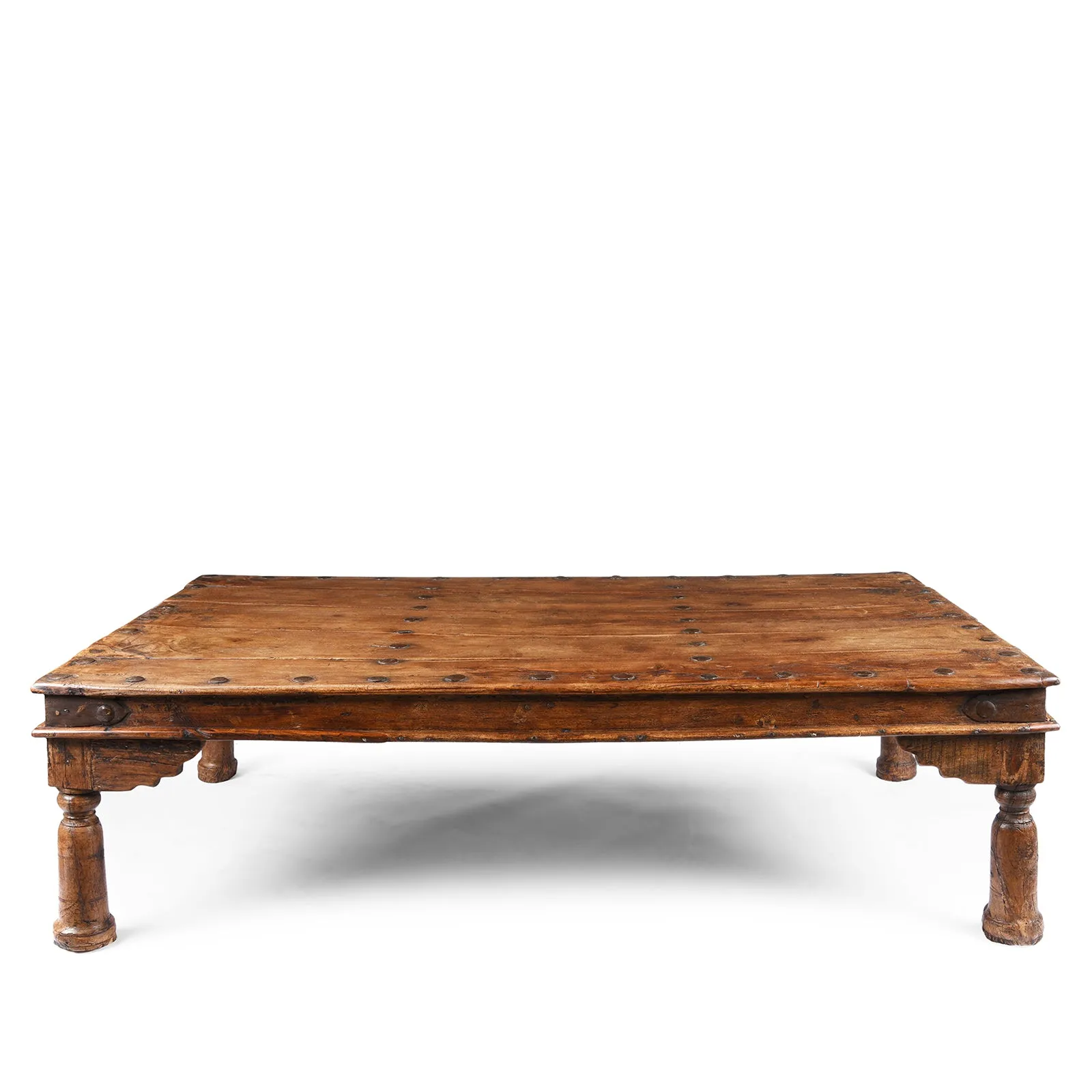 Indian Takhat Coffee Table From Nagaur - 19th Century