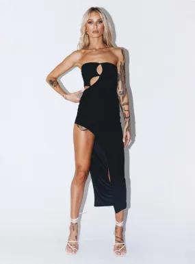 Jaxon Midi Dress Black