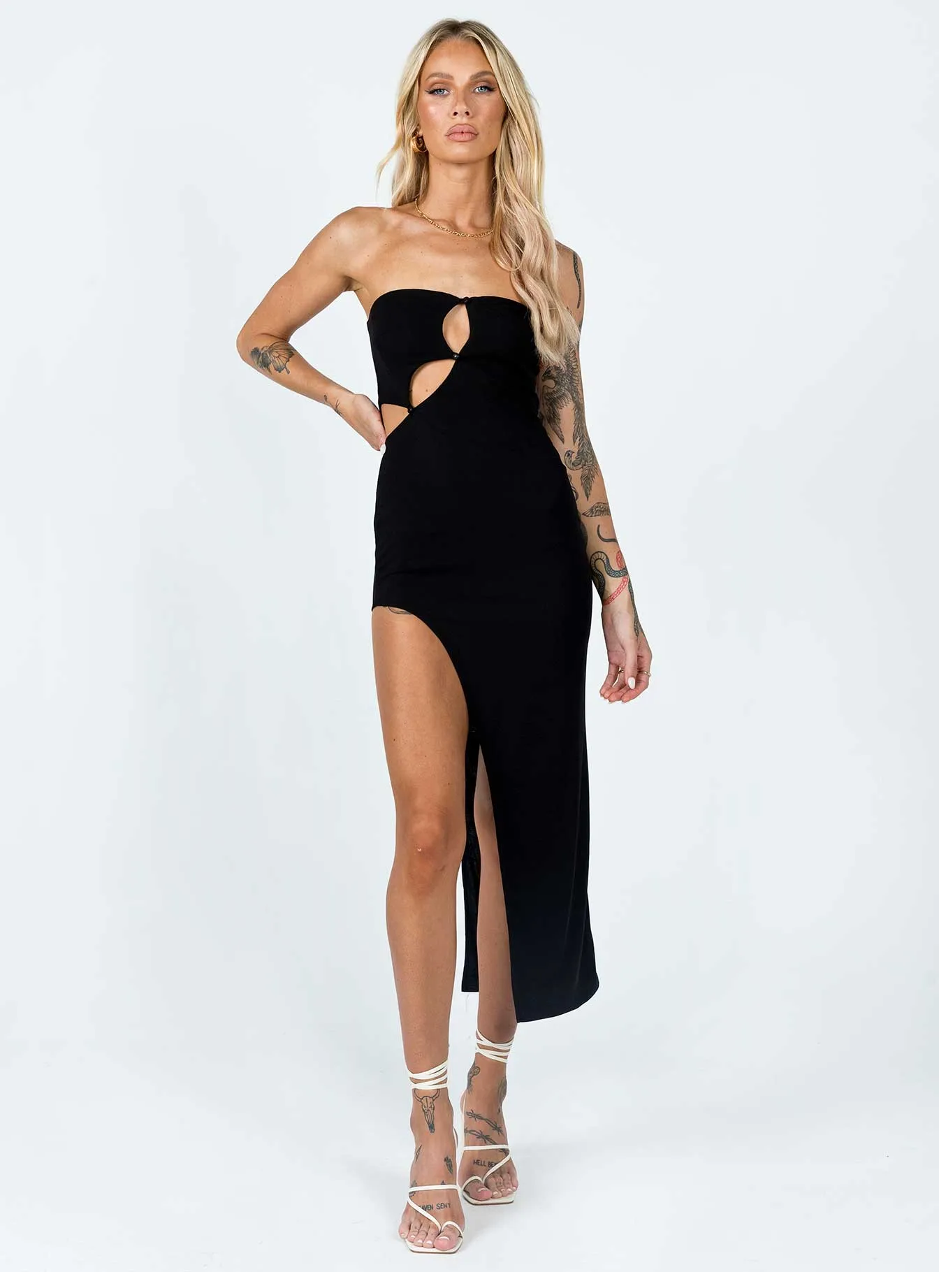 Jaxon Midi Dress Black