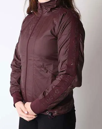 Joann Nylon Jacket - Plum