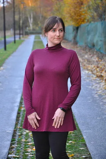 Jolene Turtleneck Dress pattern for Women