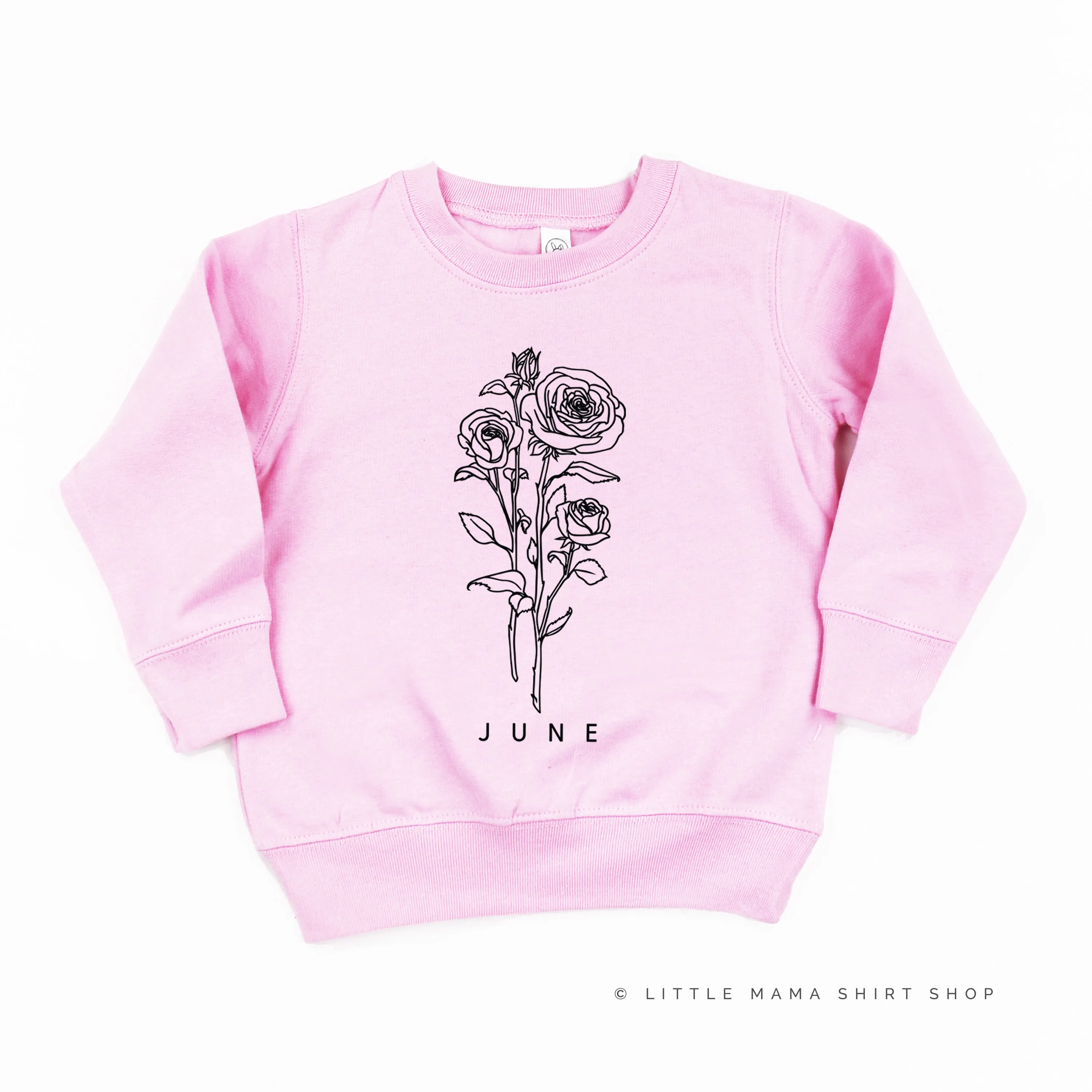 JUNE BIRTH FLOWER - Rose - Child Sweater