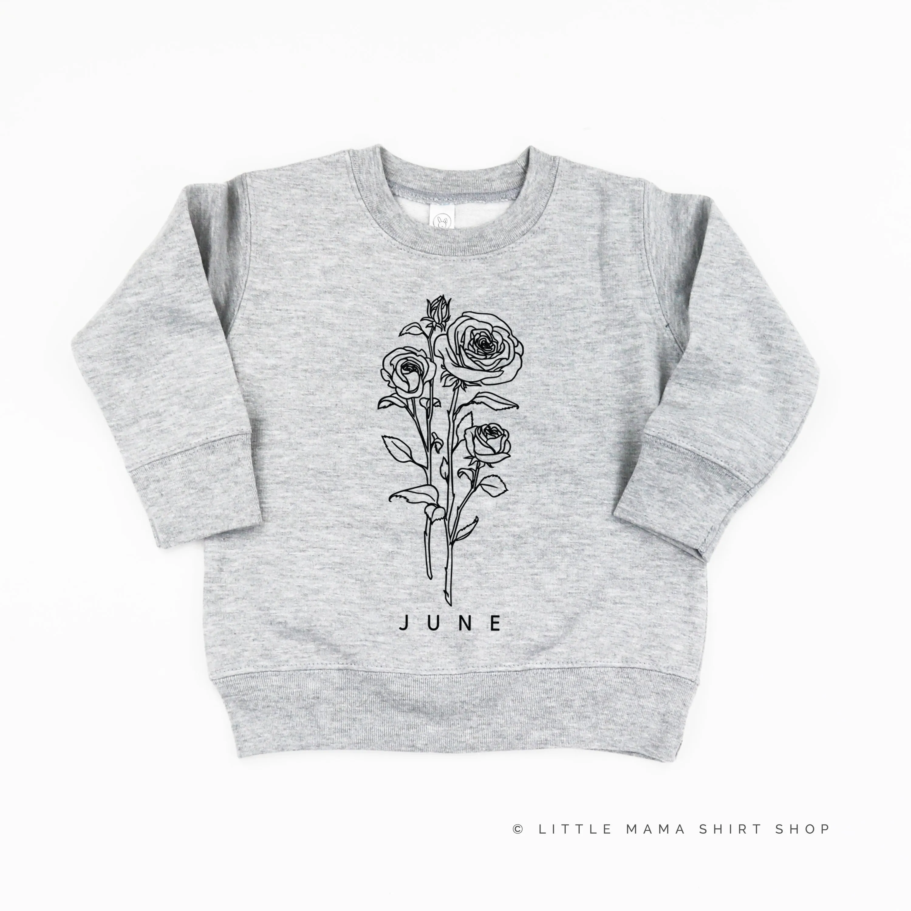 JUNE BIRTH FLOWER - Rose - Child Sweater