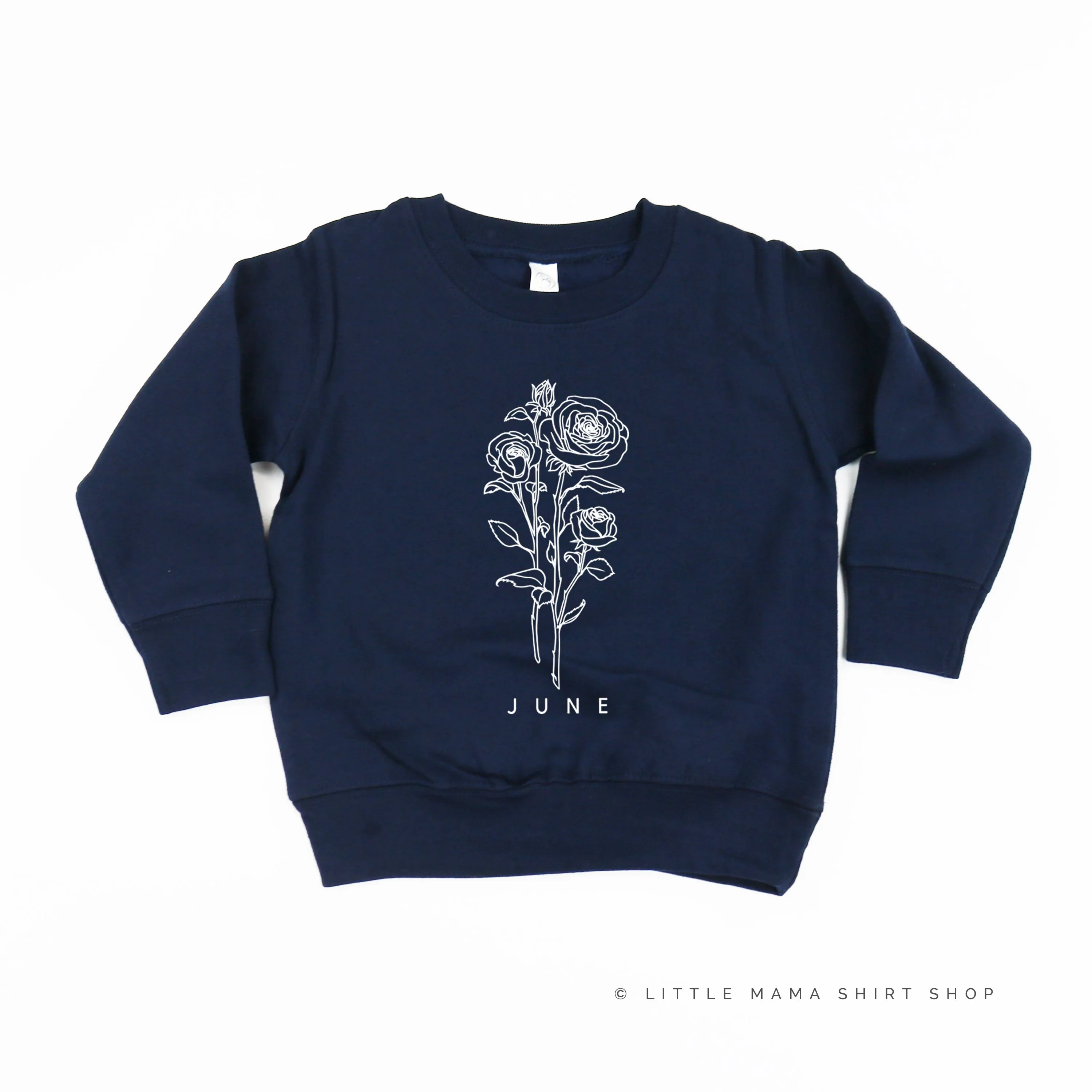 JUNE BIRTH FLOWER - Rose - Child Sweater