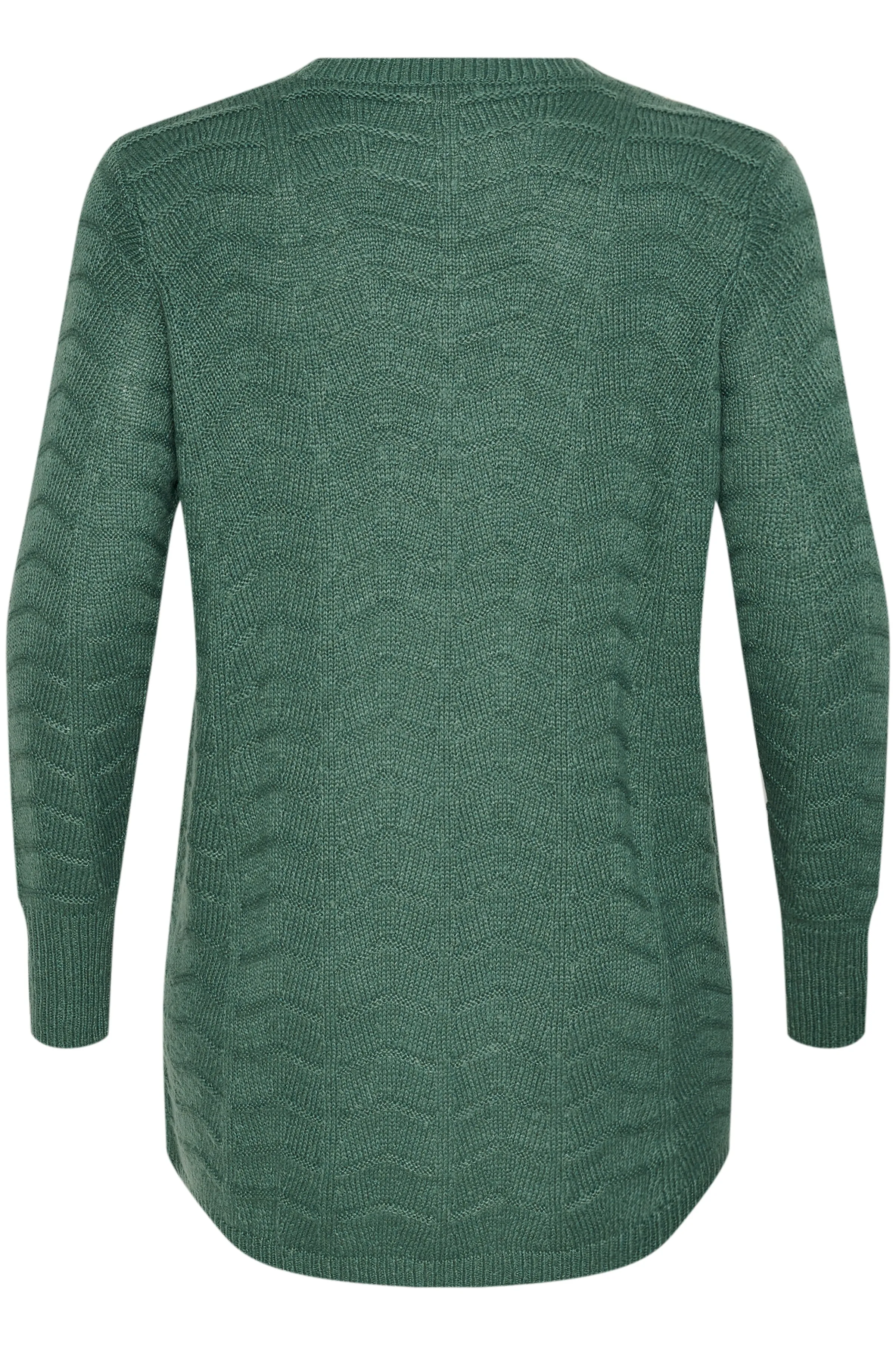 Kaffe Curve Emana Knit Cardigan in Green