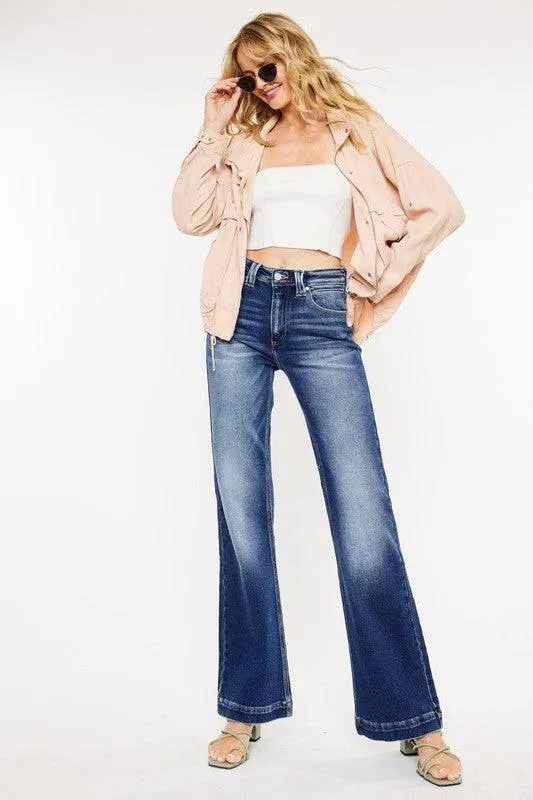 Kan can high rise holly flare jeans