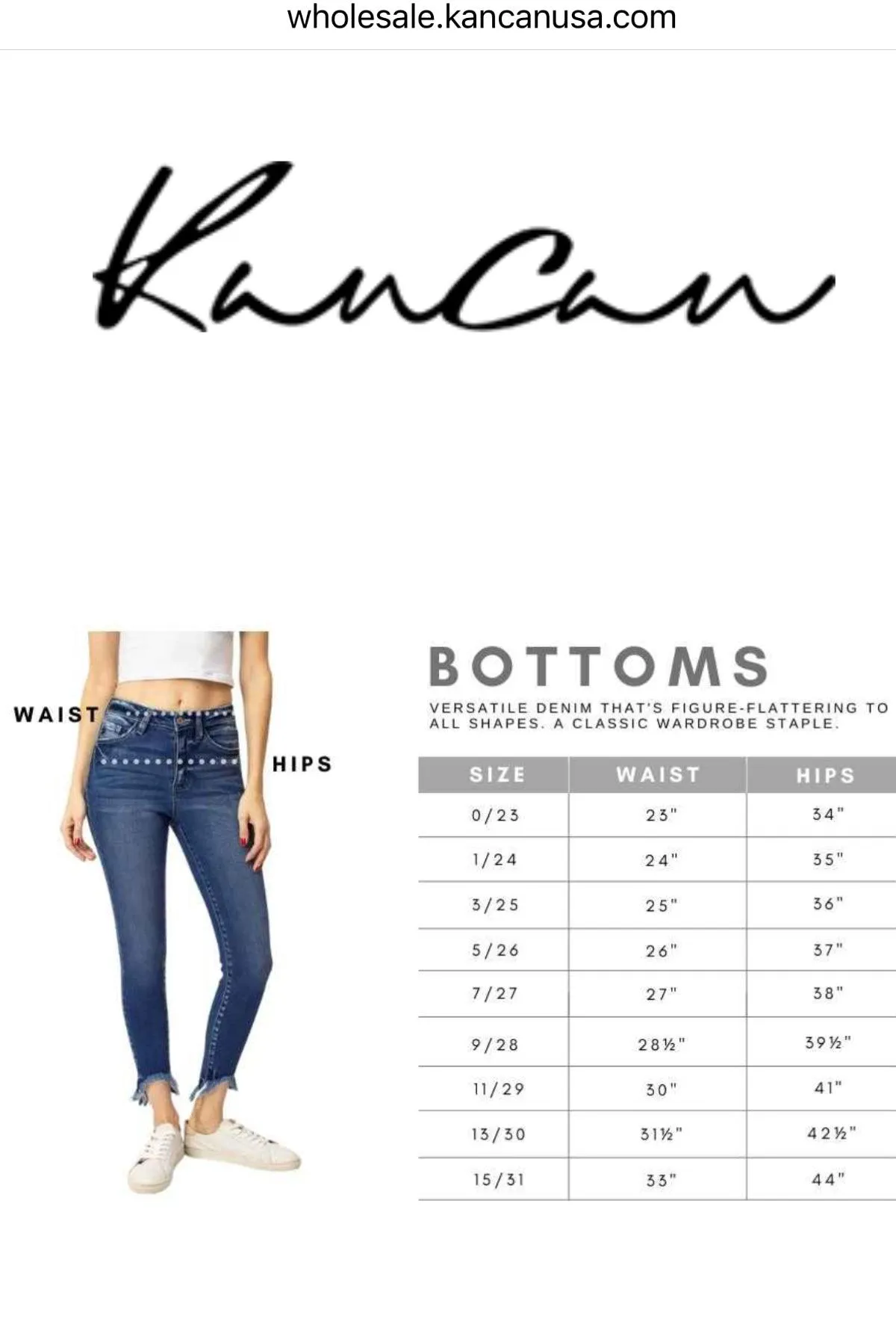 Kancan White High Rise Slim Straight Jeans