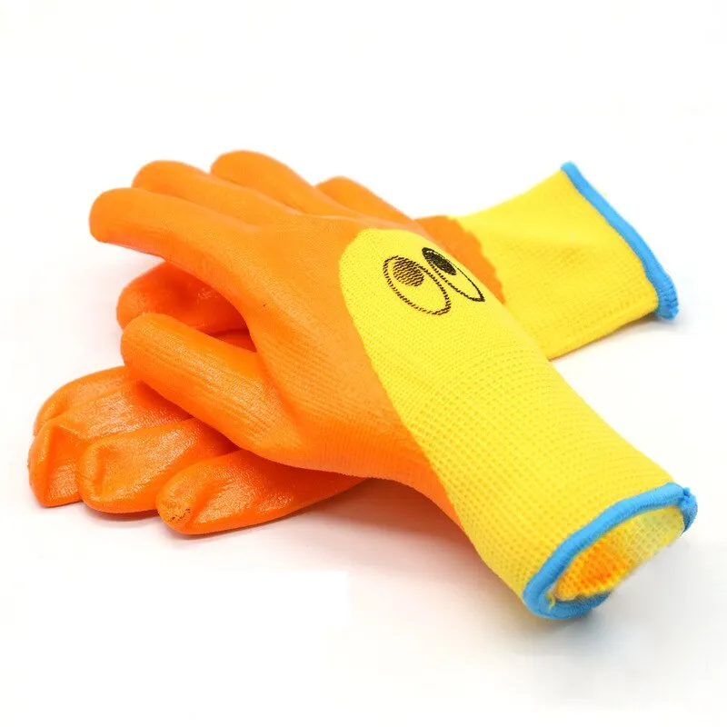 Kids Gardening Gloves Nitrile Coated Toddler Garden Gloves For Childrens Little Girls Boys Youth Handwork Non-slip Anti-stab