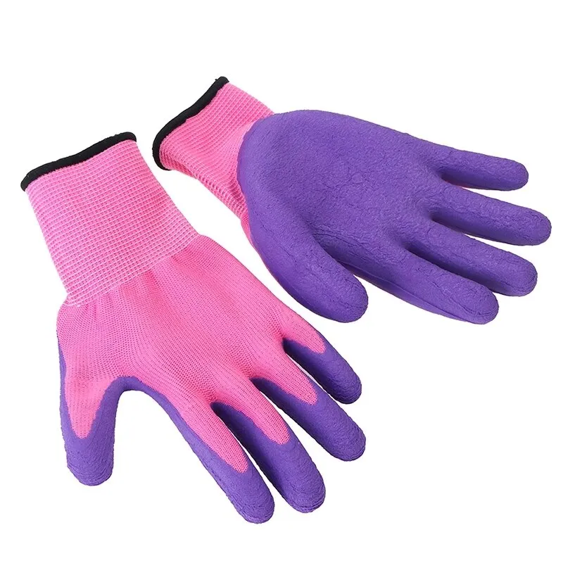 Kids Gardening Gloves Nitrile Coated Toddler Garden Gloves For Childrens Little Girls Boys Youth Handwork Non-slip Anti-stab