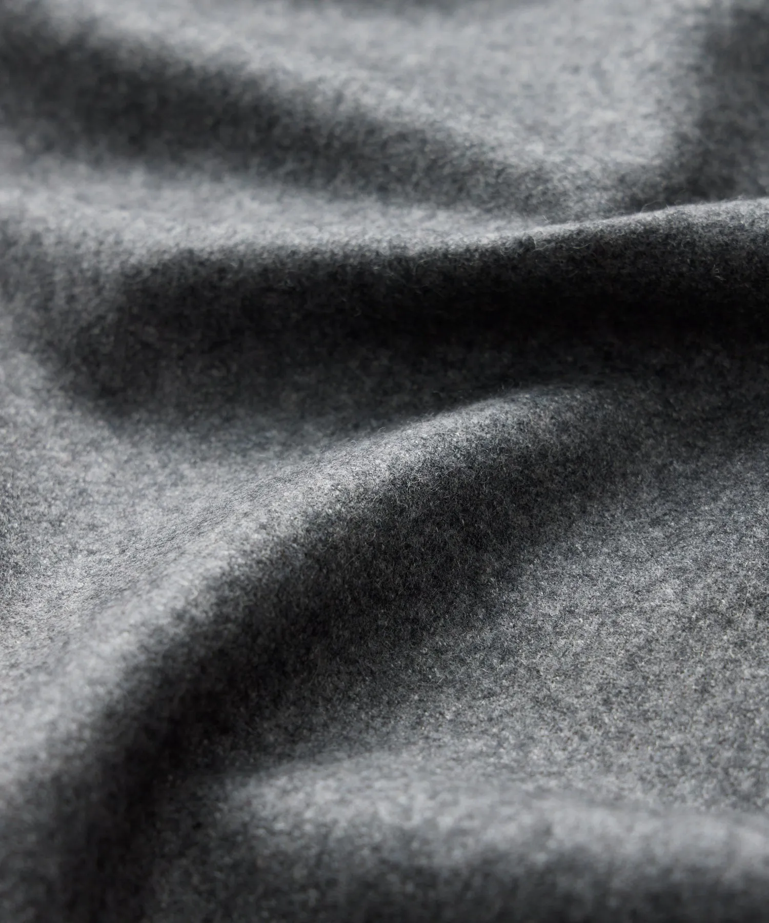 Knit Cashmere Polo in Charcoal