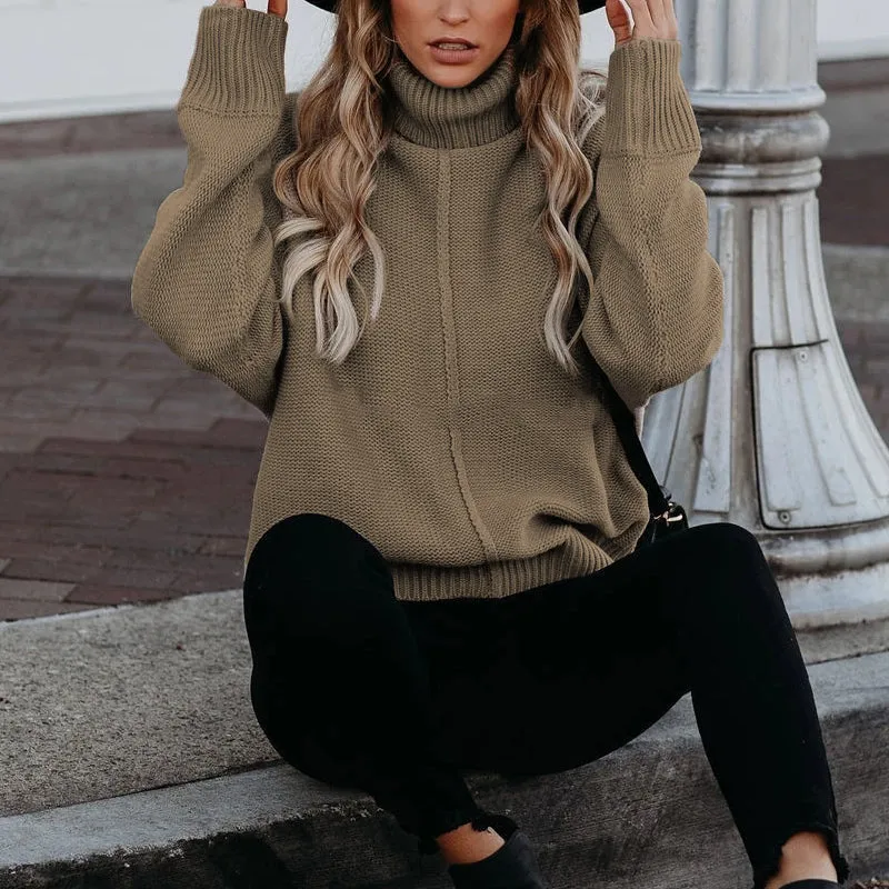 Knitted Turtleneck Sweater