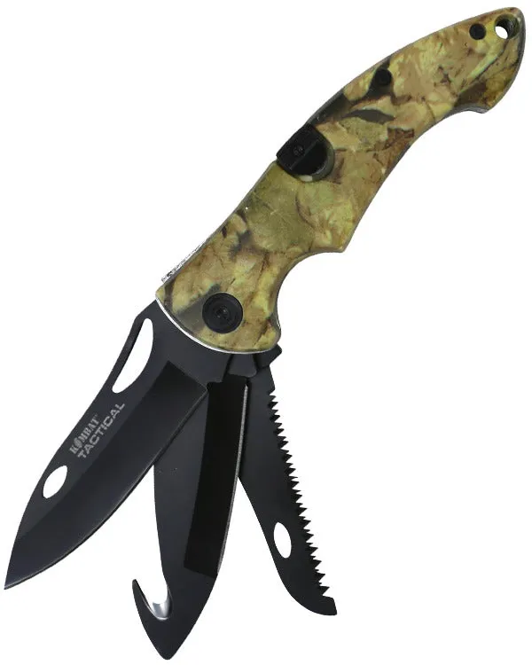 Kombat UK - Bushcraft Knife with multiple blades