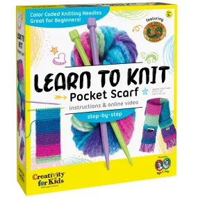 Learn to Knit Pocket Scarf - #6302000