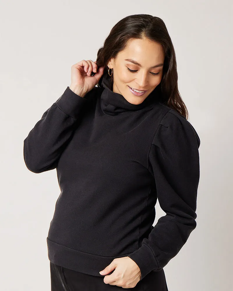 Lisa Puff Sleeve Turtleneck