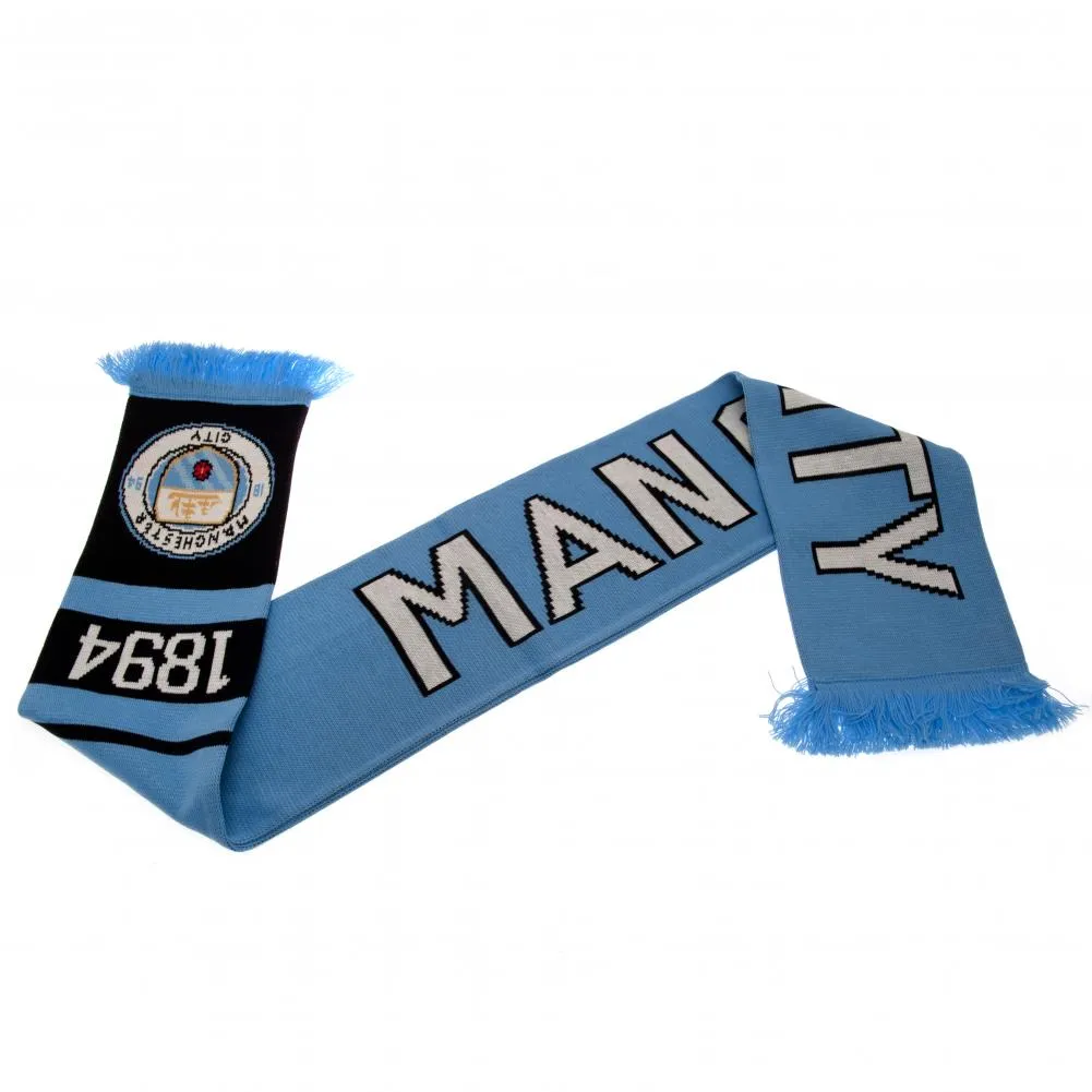 Manchester City FC Scarf NR - Sky Blue and Navy