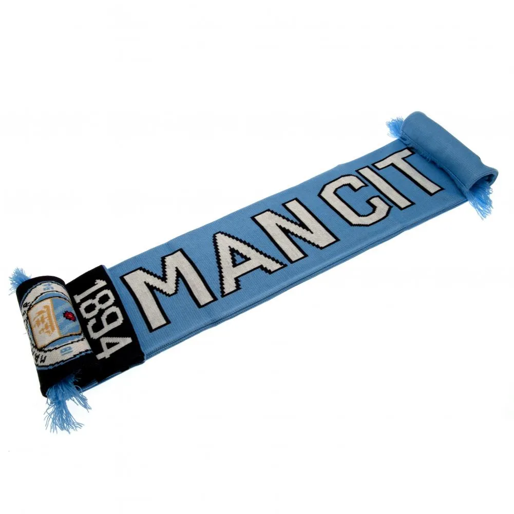 Manchester City FC Scarf NR - Sky Blue and Navy