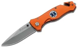 Medic Orange Anodized Aluminum Handle