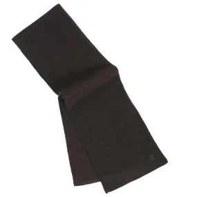 Men’s Solid Knit Scarf with Fleece Lining