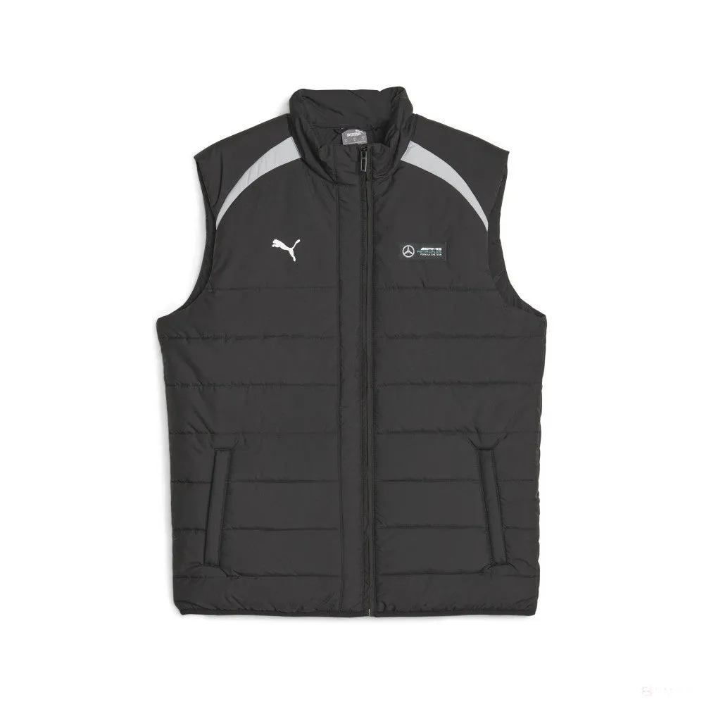 Mercedes padded gilet, Puma, black