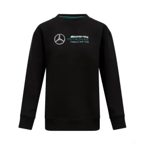 Mercedes Womens Crew Sweatshirt, Black