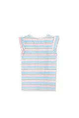 MILKY Stripe Rib Tee