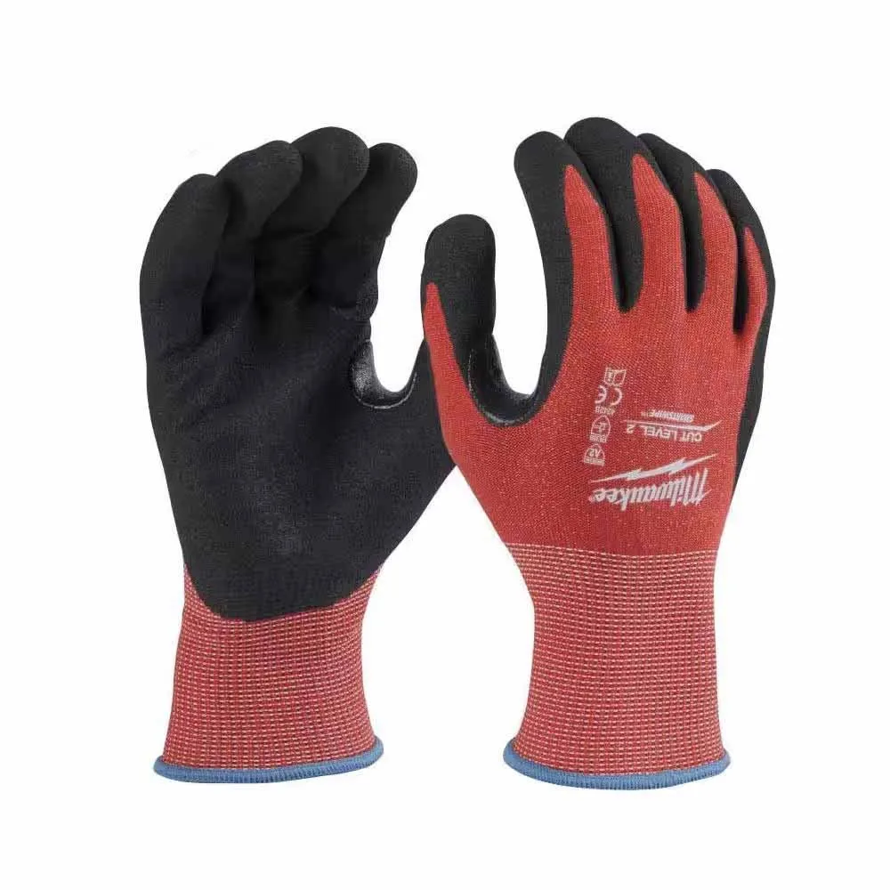 Milwaukee 48-22-8927 Cut Level 2 Nitrile Dipped Gloves - L