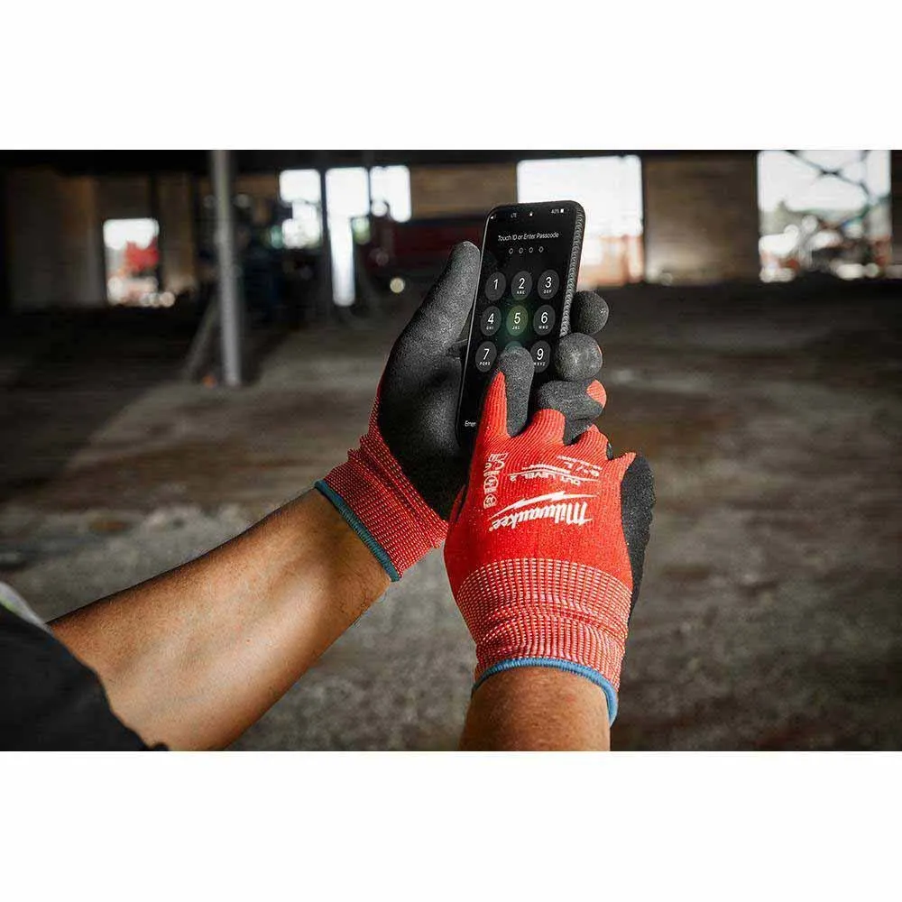 Milwaukee 48-22-8927 Cut Level 2 Nitrile Dipped Gloves - L