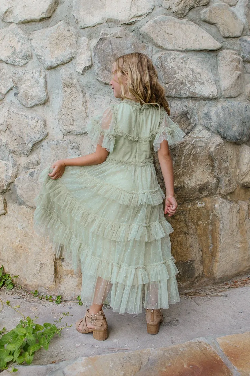 Mini Whimsical Maxi Dress in Sage