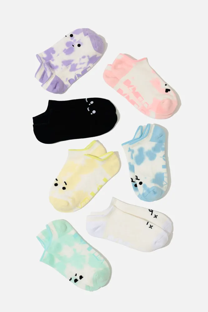 Mixed Emotions Low Rise Sock Set - 7 Pack