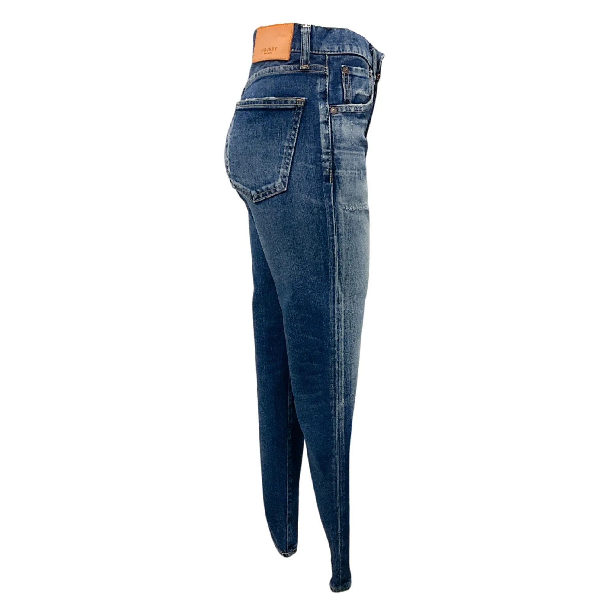 Moussy Vintage Dark Blue MV Frankfort High Rise Skinny Jeans