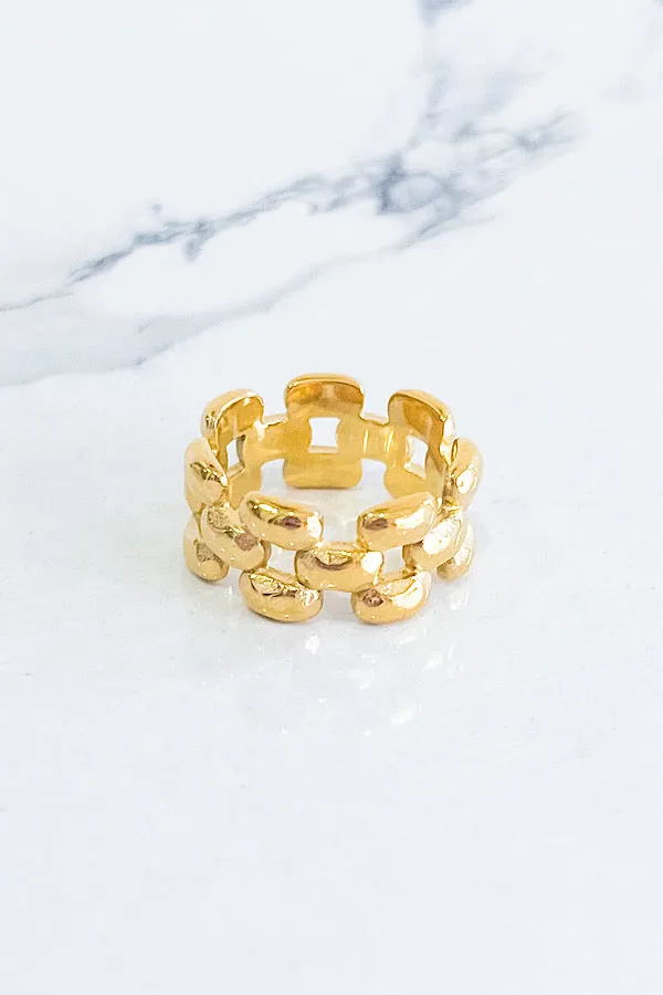 Natural Elements Chunky Chain Ring