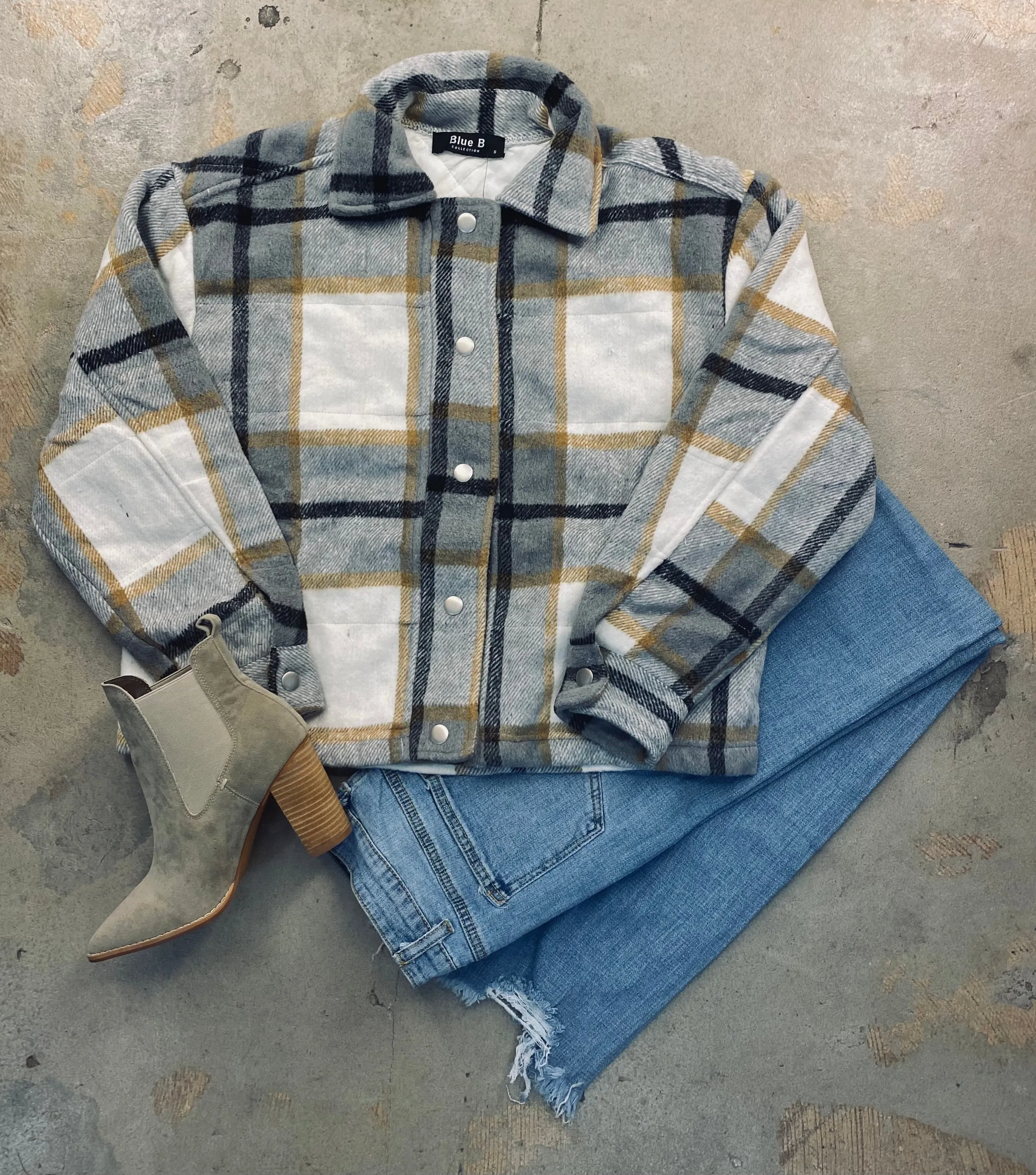 NEW! Marlin's Plaid Jacket