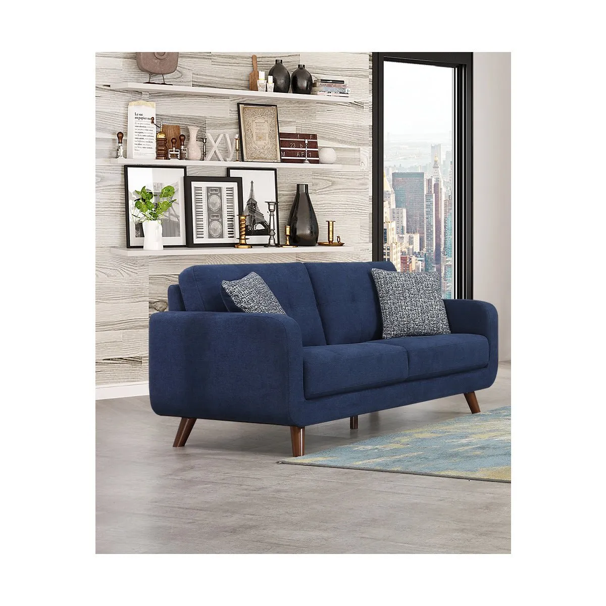 Noma Blue Living Set